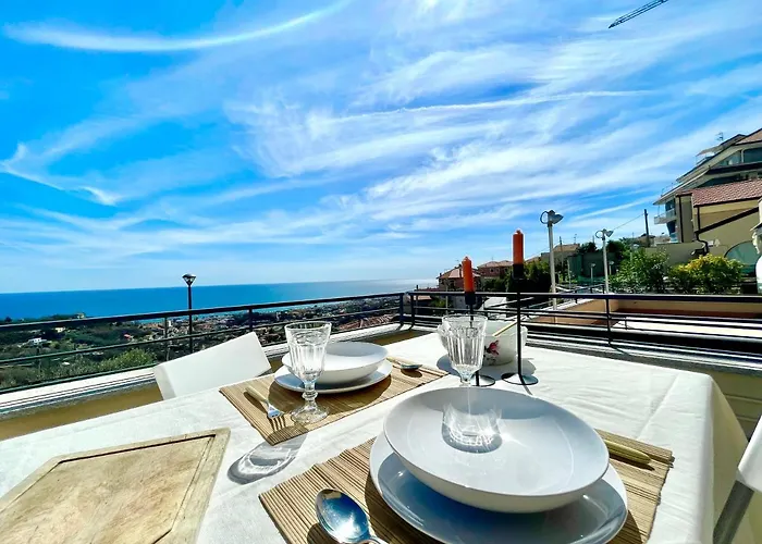 La Finestra Sul Mare Con Wi-fi, A/c & Free Parking 아파트 *